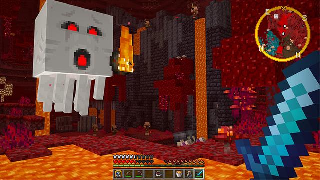 Screenshot of the Minecraft Bedrock Marketplace product Real Minimap created by MelonBP.