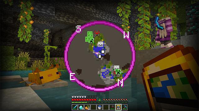 Screenshot of the Minecraft Bedrock Marketplace product Real Minimap created by MelonBP.