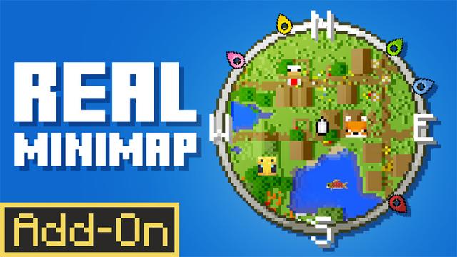 Thumbnail of the Minecraft Bedrock Marketplace product Real Minimap created by MelonBP.