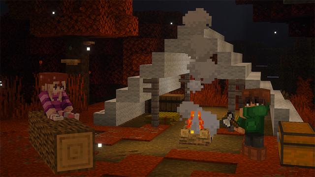 Screenshot of the Minecraft Bedrock Marketplace product Realistic Trees Add-On created by MelonBP.