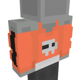 Thumbnail of the Minecraft Bedrock Marketplace product Skull Blouse created by MelonBP.