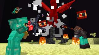 Screenshot of the Minecraft Bedrock Marketplace product TNT Weapons created by MelonBP.