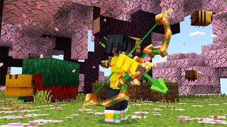 Screenshot of the Minecraft Bedrock Marketplace product Totem Weapons created by MelonBP.