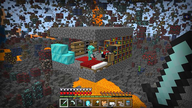 Screenshot of the Minecraft Bedrock Marketplace product XRAY MODES created by MelonBP.