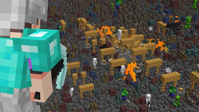 Screenshot of the Minecraft Bedrock Marketplace product XRAY MODES created by MelonBP.