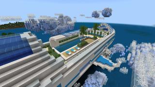 Screenshot of the Minecraft Bedrock Marketplace product Airship Mansion created by Meraki.