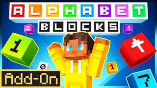 Thumbnail of the Minecraft Bedrock Marketplace product Add-Ons des blocs d'alphabet created by Meraki.
