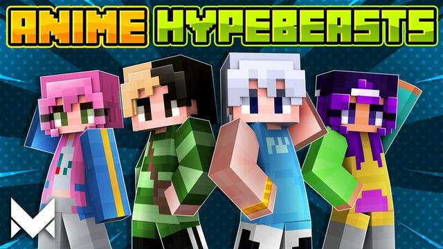Thumbnail of the Minecraft Bedrock Marketplace product Anime Hypebeasts created by Meraki.
