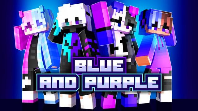 Thumbnail of the Minecraft Bedrock Marketplace product Blue and Purple created by Meraki.