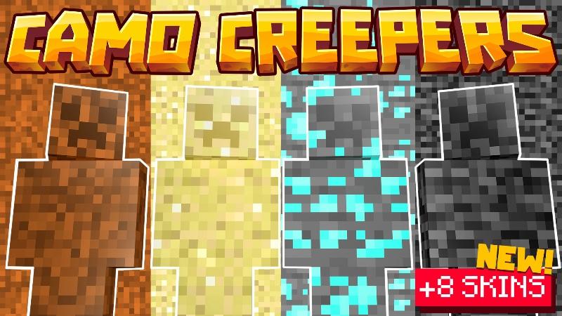 Camo Creepers by Meraki | CHUNK - Minecraft Bedrock Marketplace Explorer