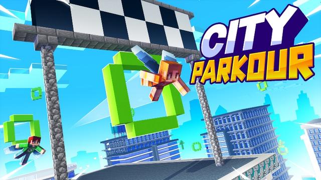 Thumbnail of the Minecraft Bedrock Marketplace product City Parkour created by Meraki.
