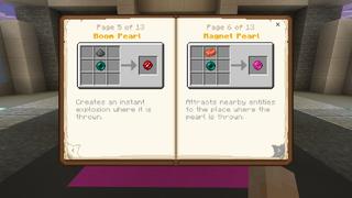 Screenshot of the Minecraft Bedrock Marketplace product Custom Pearls created by Meraki.