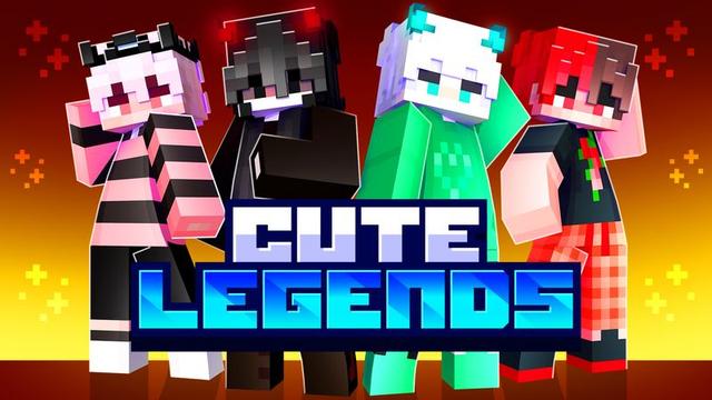 Thumbnail of the Minecraft Bedrock Marketplace product Cute Legends created by Meraki.