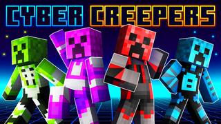 Thumbnail of the Minecraft Bedrock Marketplace product Cyber Creepers created by Meraki.