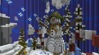 Screenshot of the Minecraft Bedrock Marketplace product Dropper: Four Seasons created by Meraki.