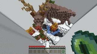 Screenshot of the Minecraft Bedrock Marketplace product Dropper: Upside Down created by Meraki.