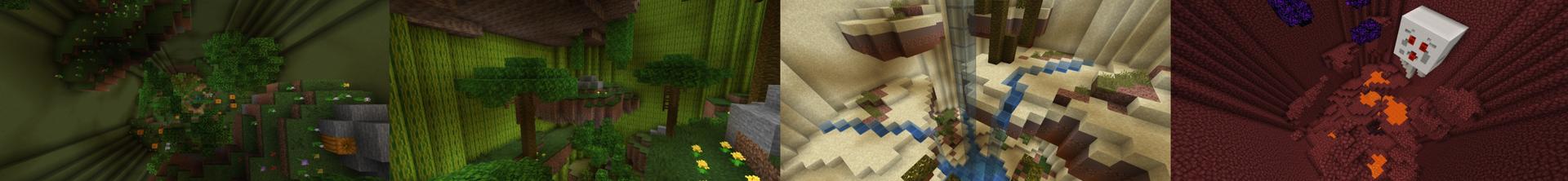 Panorama of the Minecraft Bedrock Marketplace product Conta-gotas created by Meraki.