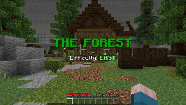 Screenshot of the Minecraft Bedrock Marketplace product Find the Button: Extreme created by Meraki.