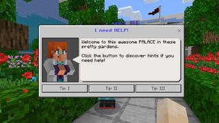 Screenshot of the Minecraft Bedrock Marketplace product Find The Button created by Meraki.