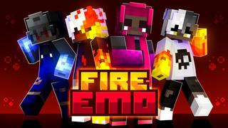 Thumbnail of the Minecraft Bedrock Marketplace product Fire Emo created by Meraki.