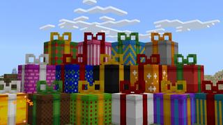 Screenshot of the Minecraft Bedrock Marketplace product Gifts Add-On created by Meraki.