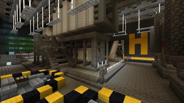 Screenshot of the Minecraft Bedrock Marketplace product Hacker HQ created by Meraki.