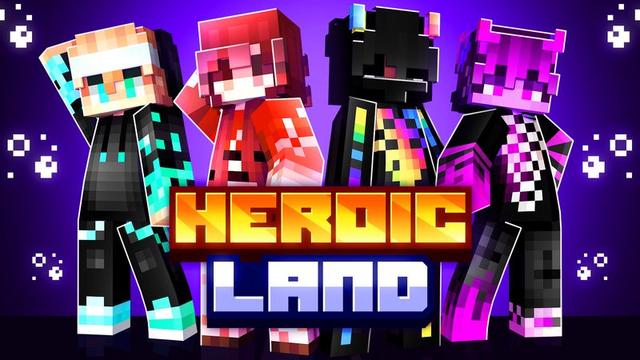 Thumbnail of the Minecraft Bedrock Marketplace product Heroic Land created by Meraki.