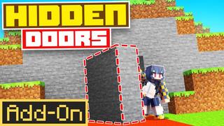 Thumbnail of the Minecraft Bedrock Marketplace product Hidden Doors Add-On created by Meraki.