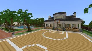 Screenshot of the Minecraft Bedrock Marketplace product Luxury Estate created by Meraki.