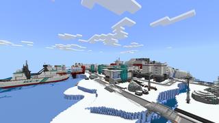 Screenshot of the Minecraft Bedrock Marketplace product Neo Arctic Survival created by Meraki.