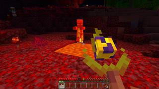 Screenshot of the Minecraft Bedrock Marketplace product Nether Weapons created by Meraki.