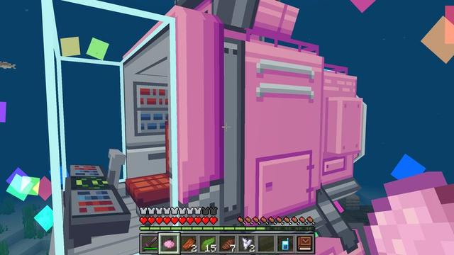 Screenshot of the Minecraft Bedrock Marketplace product Ocean Explorers Add-On created by Meraki.