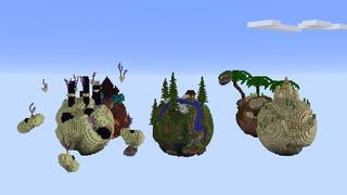 Screenshot of the Minecraft Bedrock Marketplace product Planet Survival created by Meraki.