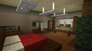 Screenshot of the Minecraft Bedrock Marketplace product Secret Base created by Meraki.