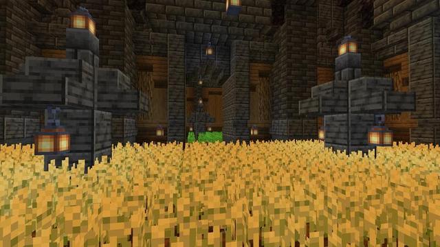 Screenshot of the Minecraft Bedrock Marketplace product Secret Snow Bunker created by Meraki.