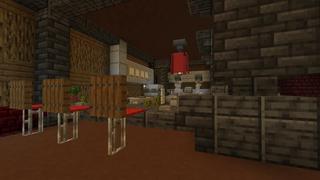 Screenshot of the Minecraft Bedrock Marketplace product Secret Snow Bunker created by Meraki.
