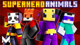 Thumbnail of the Minecraft Bedrock Marketplace product Superhero Animals created by Meraki.