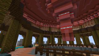 Screenshot of the Minecraft Bedrock Marketplace product TNT Tower created by Meraki.