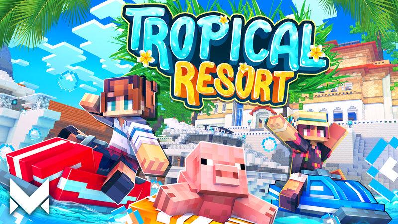 Tropical Resort by Meraki | CHUNK - Minecraft Bedrock Marketplace Explorer