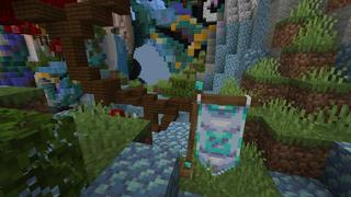 Screenshot of the Minecraft Bedrock Marketplace product Twin Dragon Parkour created by Meraki.