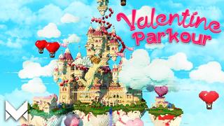 Thumbnail of the Minecraft Bedrock Marketplace product Valentine Parkour created by Meraki.