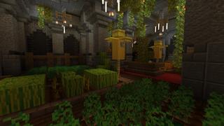 Screenshot of the Minecraft Bedrock Marketplace product Volcano Bunker created by Meraki.