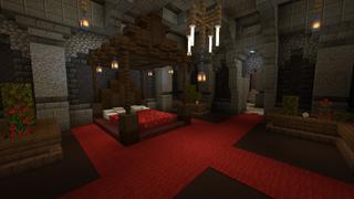 Screenshot of the Minecraft Bedrock Marketplace product Volcano Bunker created by Meraki.