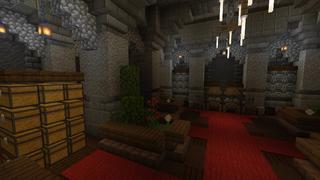 Screenshot of the Minecraft Bedrock Marketplace product Volcano Bunker created by Meraki.