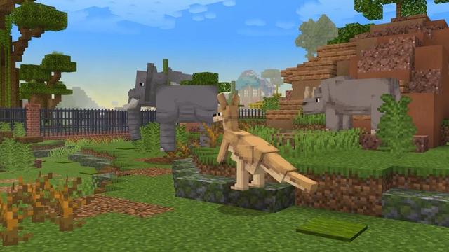 Screenshot of the Minecraft Bedrock Marketplace product Zoo Builder Add-On created by Meraki.