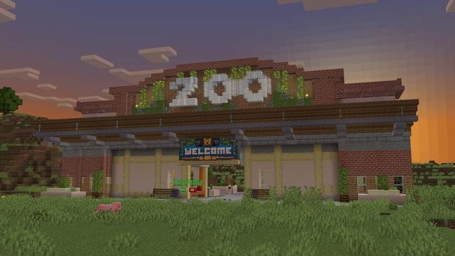 Screenshot of the Minecraft Bedrock Marketplace product Zoo Builder Add-On created by Meraki.