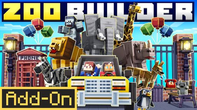 Thumbnail of the Minecraft Bedrock Marketplace product Zoo Builder Add-On created by Meraki.