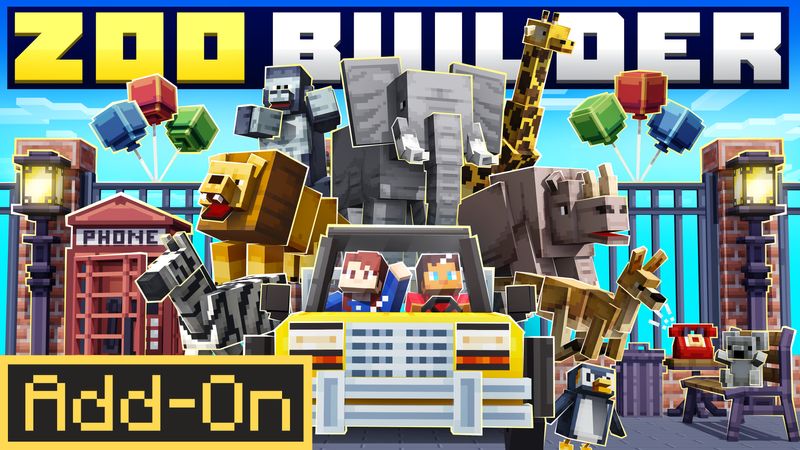 Thumbnail of the Minecraft Bedrock Marketplace product Zoo Builder Add-On created by Meraki.