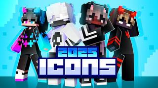 Thumbnail of the Minecraft Bedrock Marketplace product 2025 Icons created by Meraki.