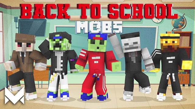 Thumbnail of the Minecraft Bedrock Marketplace product Back To School Mobs created by Meraki.